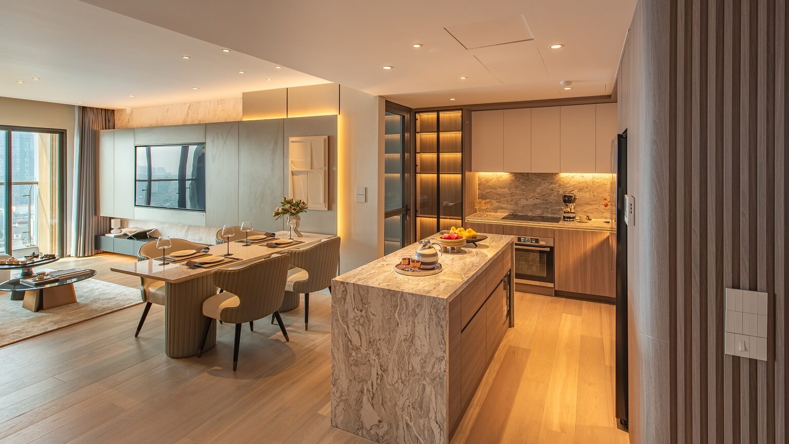 nội thất căn hộ sun group ciputra